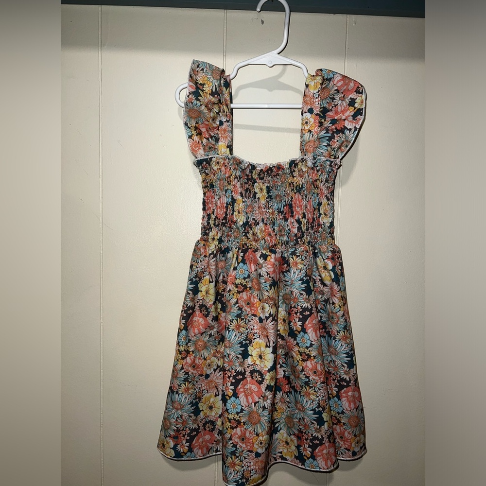 ✨ 2 / $13 SHEIN Multicolor Floral Kids Dress